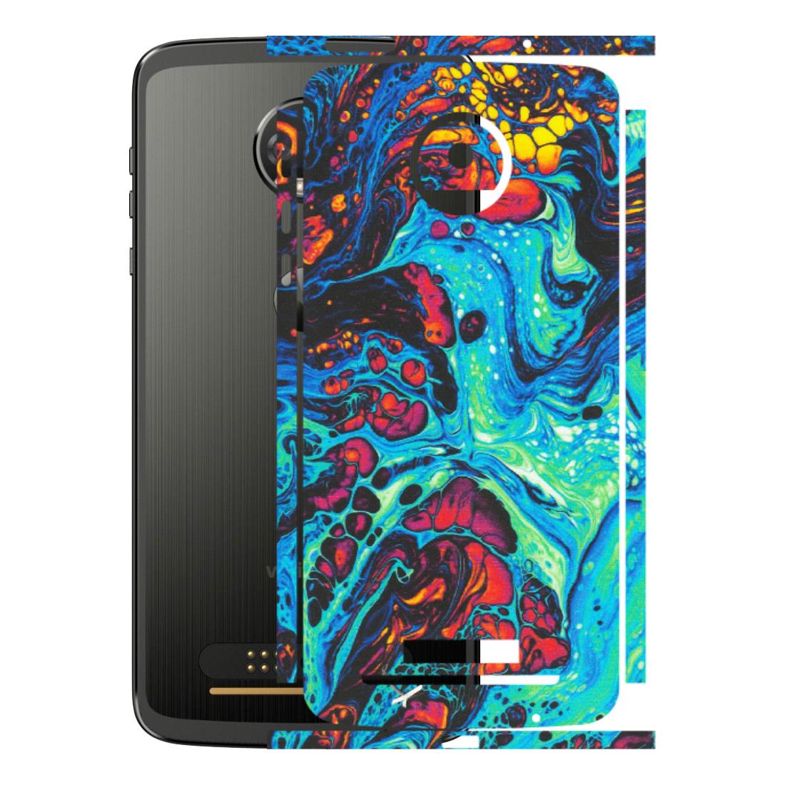 Motorola Phone Skins (All Models) - Majestic Galactic Marbel - Matte Finish (M-85) Motorola Moto Z