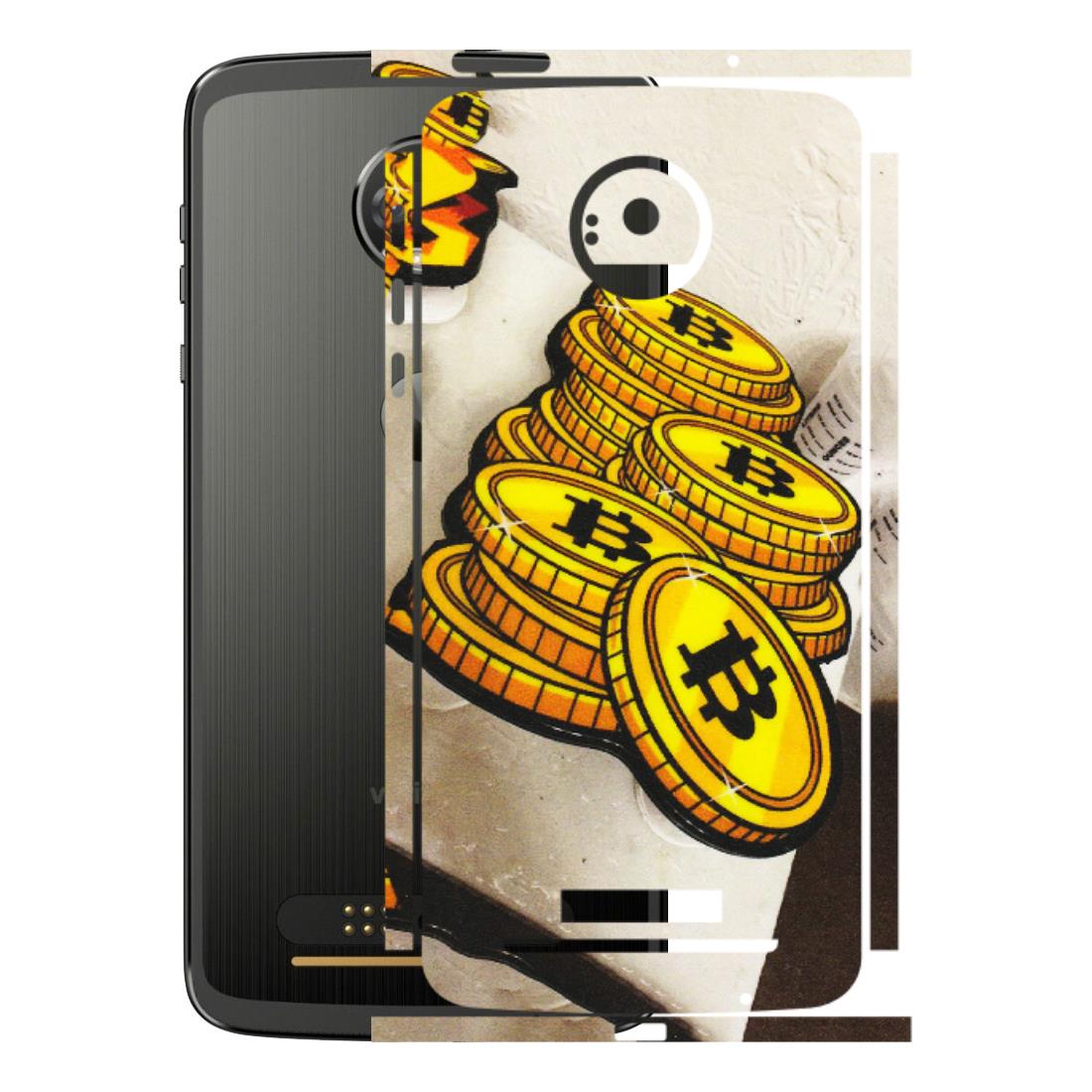 Motorola Phone Skins (All Models) - Billionaire Bitcoin Collection - Matte Finish (M-92) Motorola Moto Z