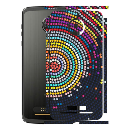 Motorola Phone Skins (All Models) - Rainbow Dot Mandala - Matte Finish (M-97) Motorola Moto Z