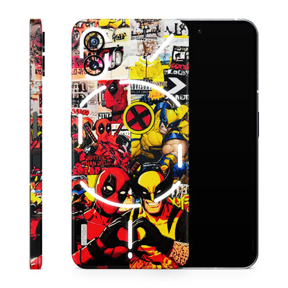 Spidy Wolverine 3D Embossed Phone Skin