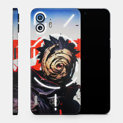 Obito Uchiha Cool Anime Matte Finish Phone Skin