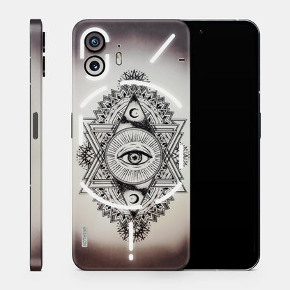 Tranzy Series Illuminati Great Eye Matte Finish Phone Skin