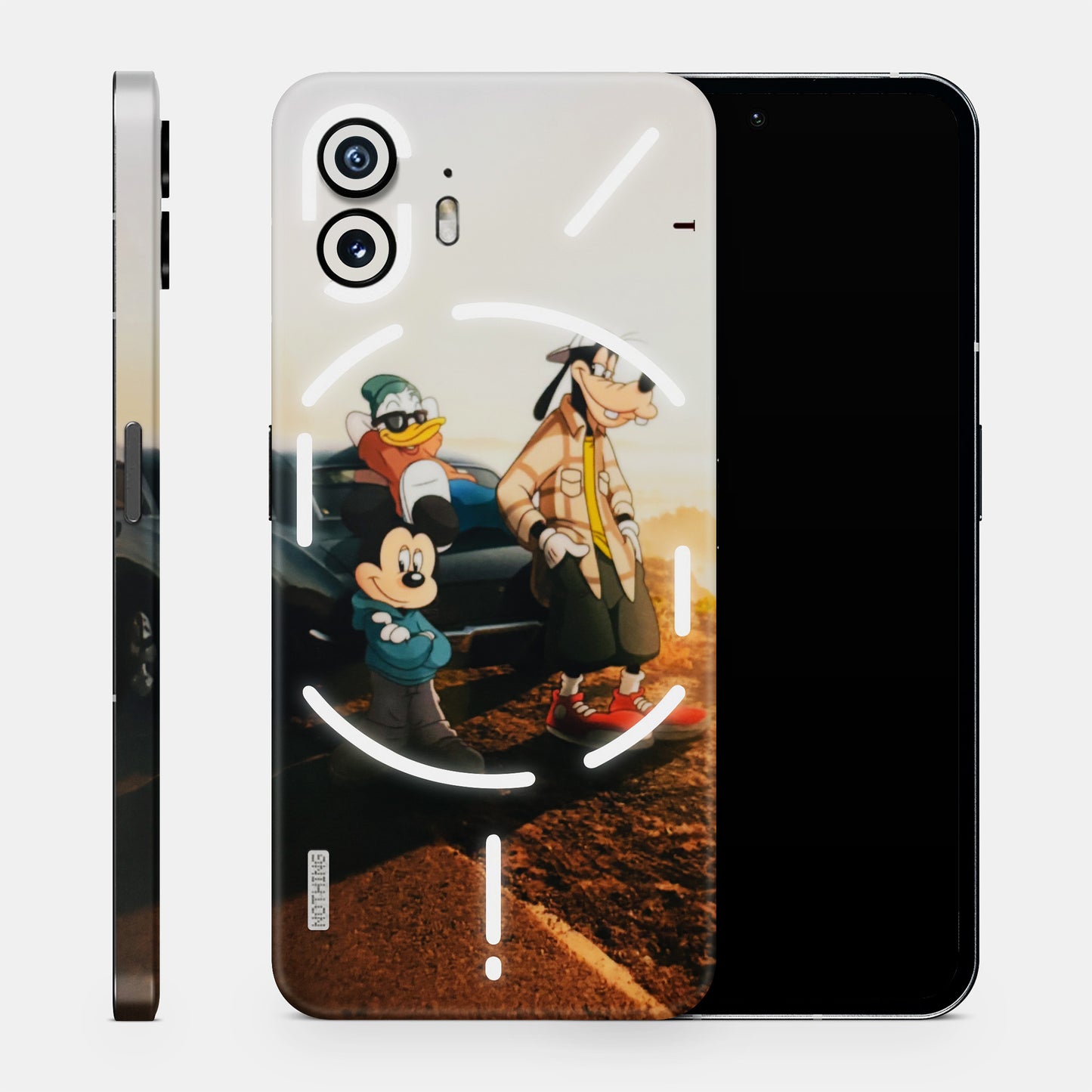 Tranzy Series Hello Mr. Goofy Matte Finish Phone Skin