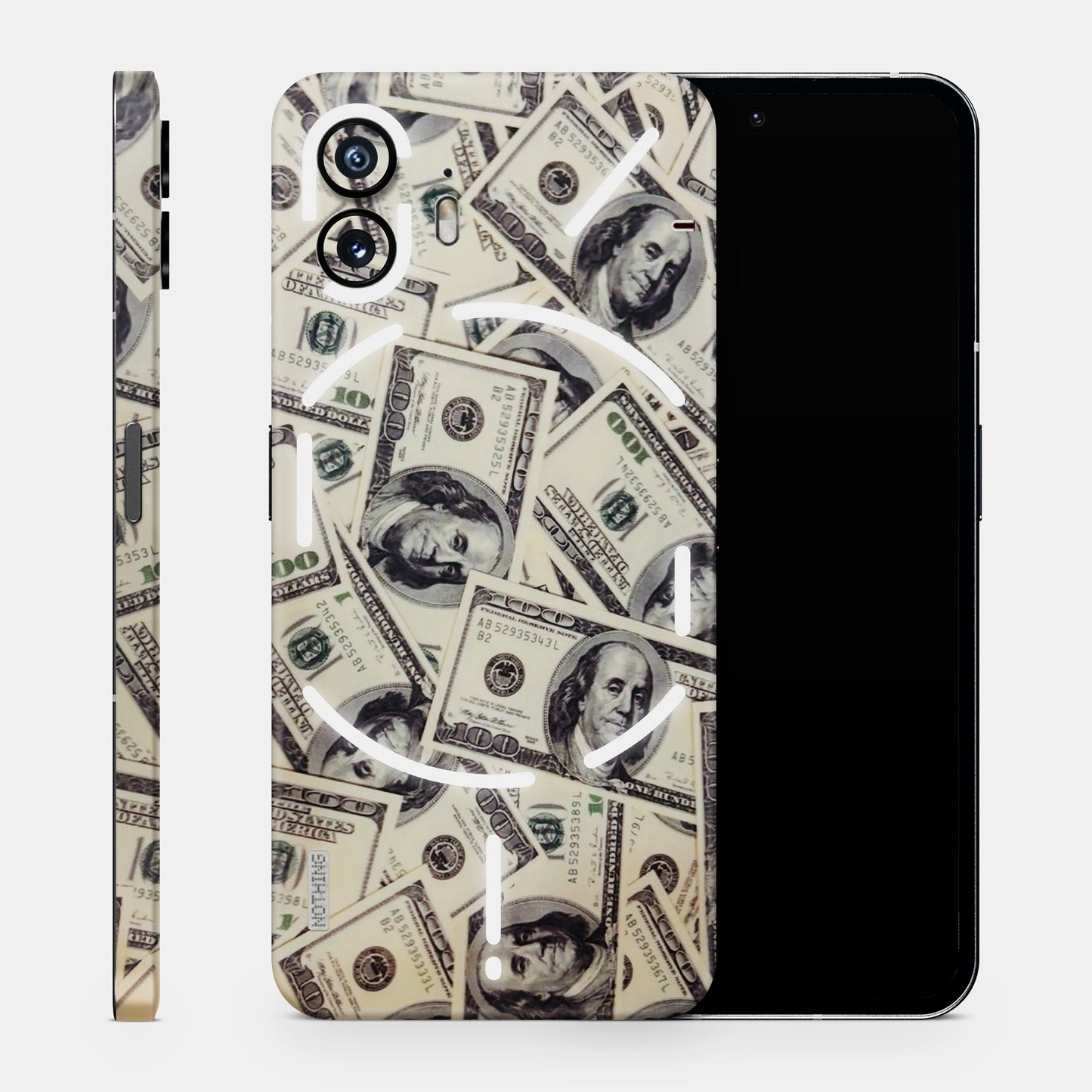 Tranzy Series Dollar Lover Matte Finish Phone Skin