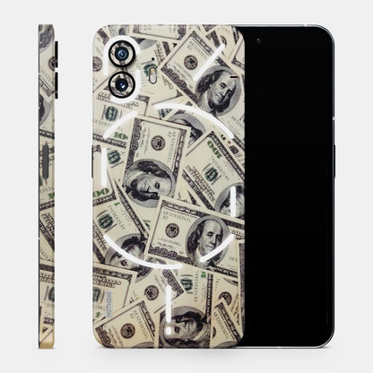 Tranzy Series Dollar Lover Matte Finish Phone Skin