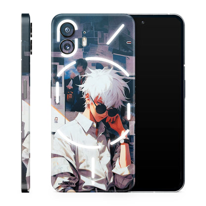 Gojo Satoru Jujustu Kaisen Anime Matte Finish Phone Skin