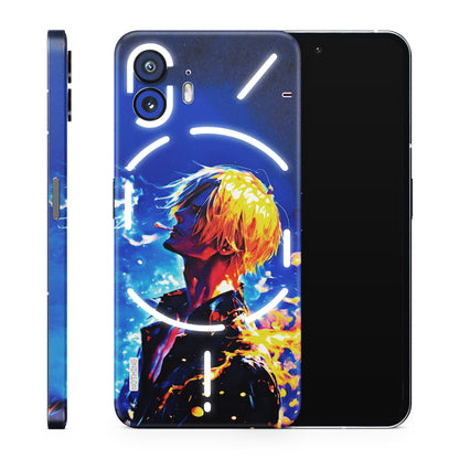 Sanji Vinsmoke One Piece 3D Embossed Phone Skin