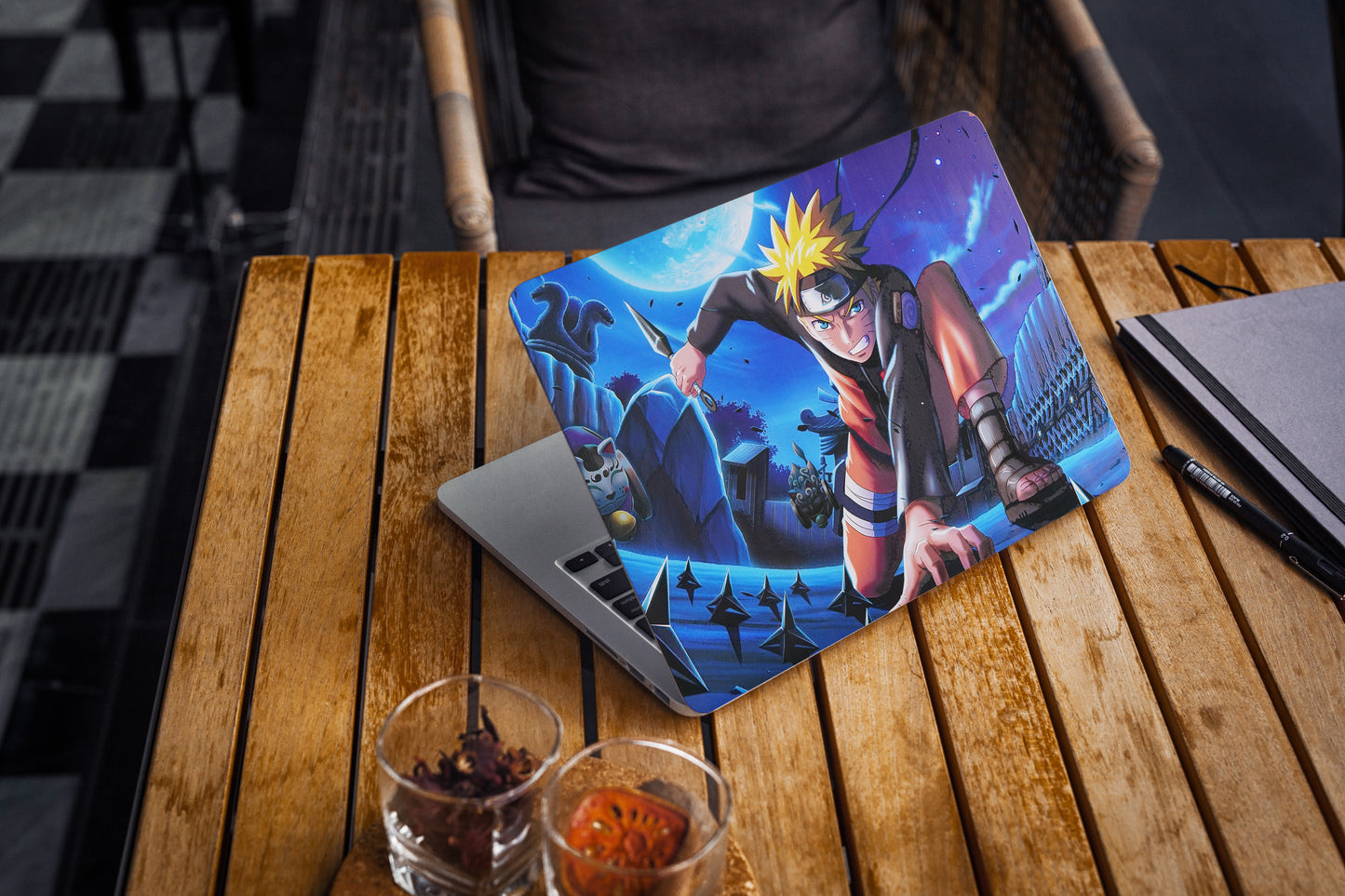 Naruto Anime 3D Vision Textured Laptop Skin