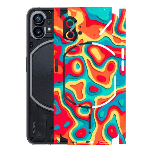 Nothing Phone Skins (All Models) - Abstract Swirl - 3D Embossed Finish (L-150) Nothing Phone 1 5G