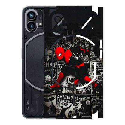 Nothing Phone Skins (All Models) - SpiderMan New - 3D Embossed Finish (L-162) Nothing Phone 1 5G