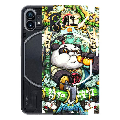 Nothing Phone Skins (All Models) - Royal Rich Panda - 3D Embossed Finish (L-170) Nothing Phone 1 5G