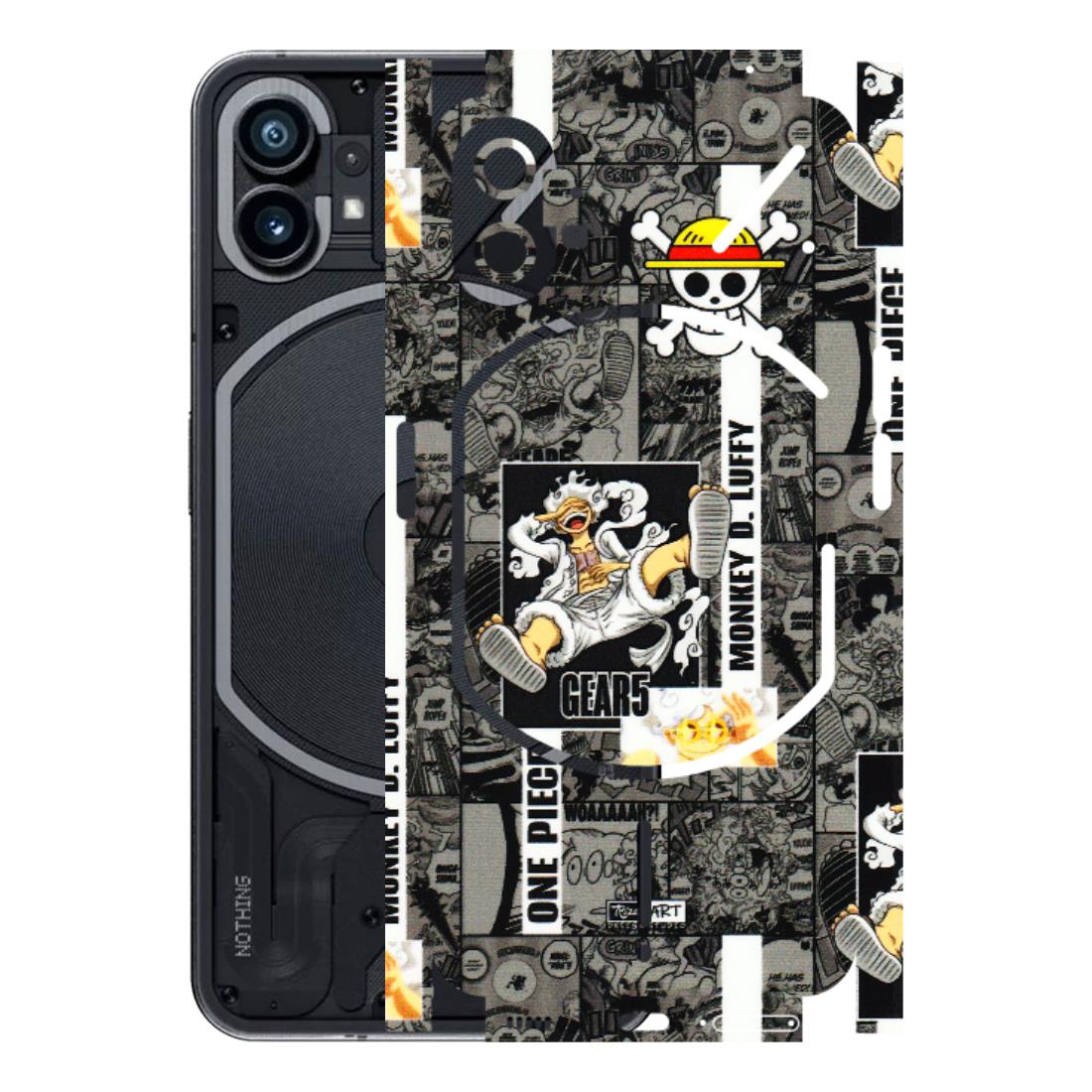 Nothing Phone Skins (All Models) - Cuffy Anime MonkeyCamic - 3D Embossed Finish (L-242) Nothing Phone 1 5G