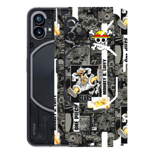 Nothing Phone Skins (All Models) - Cuffy Anime MonkeyCamic - 3D Embossed Finish (L-242) Nothing Phone 1 5G