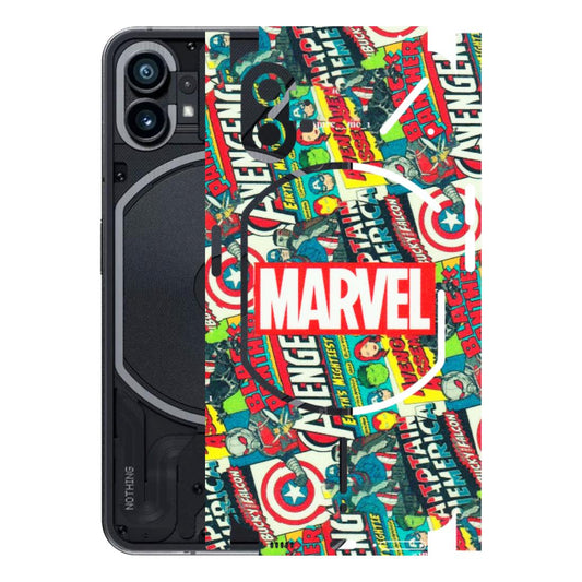 Nothing Phone Skins (All Models) - Marvel Comic Lover - Matte Finish (M-30) Nothing Phone 1 5G