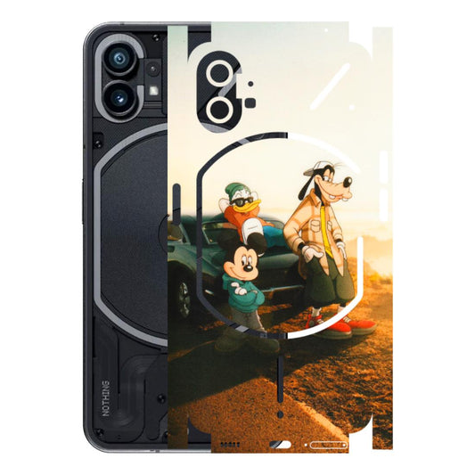 Nothing Phone Skins (All Models) - Tranzy Series Hello Mr. Goofy - Transparent Finish (T-13) Nothing Phone 1 5G