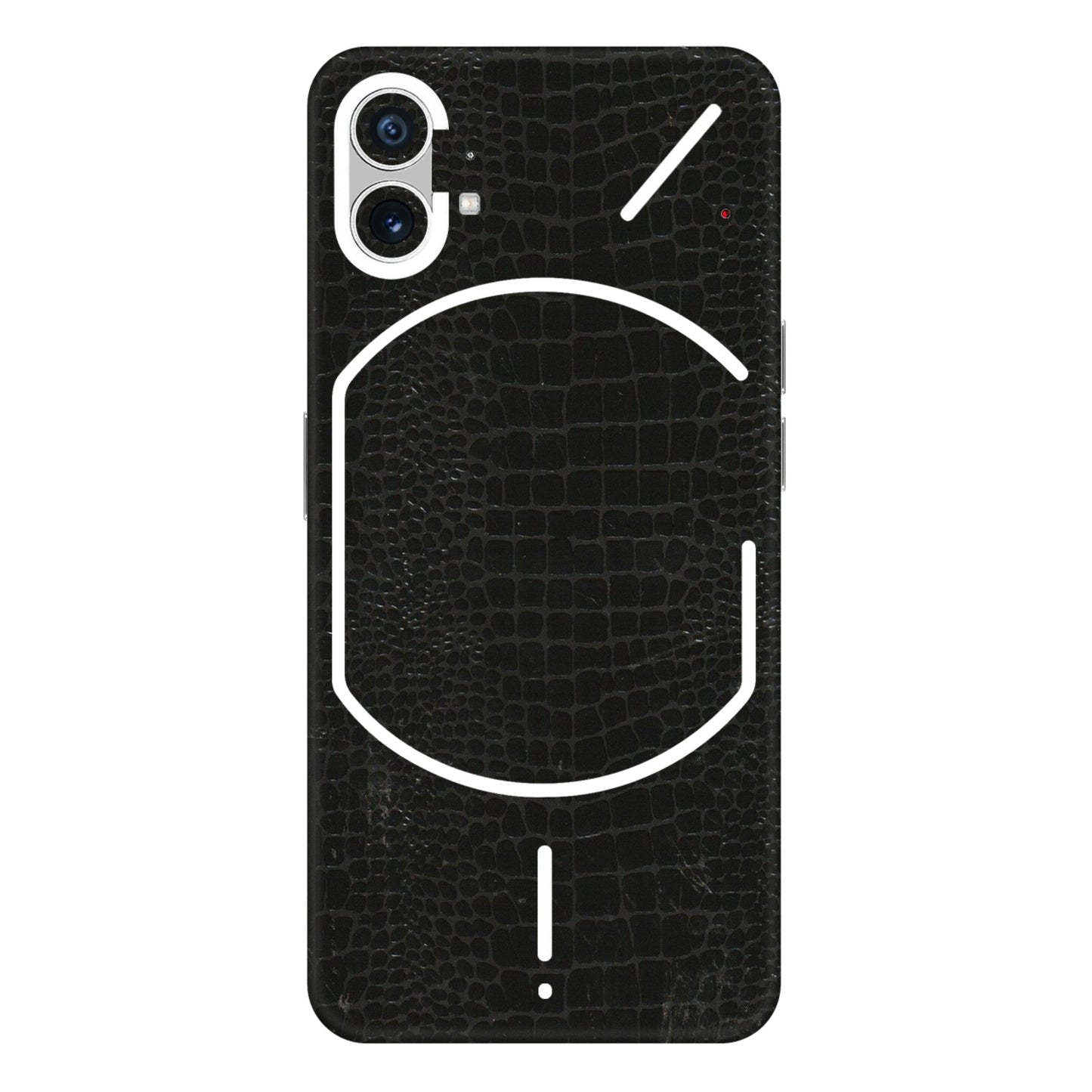Nothing Phone Skins (All Models) - Snake Leather Black - 3D Embossed Finish (L-107) Nothing Phone 1 5G