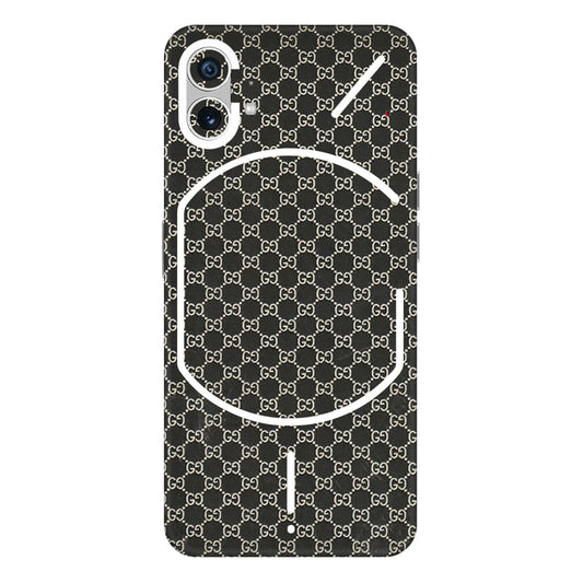 Nothing Phone Skins (All Models) - Black G Print - 3D Embossed Finish (L-109) Nothing Phone 1 5G