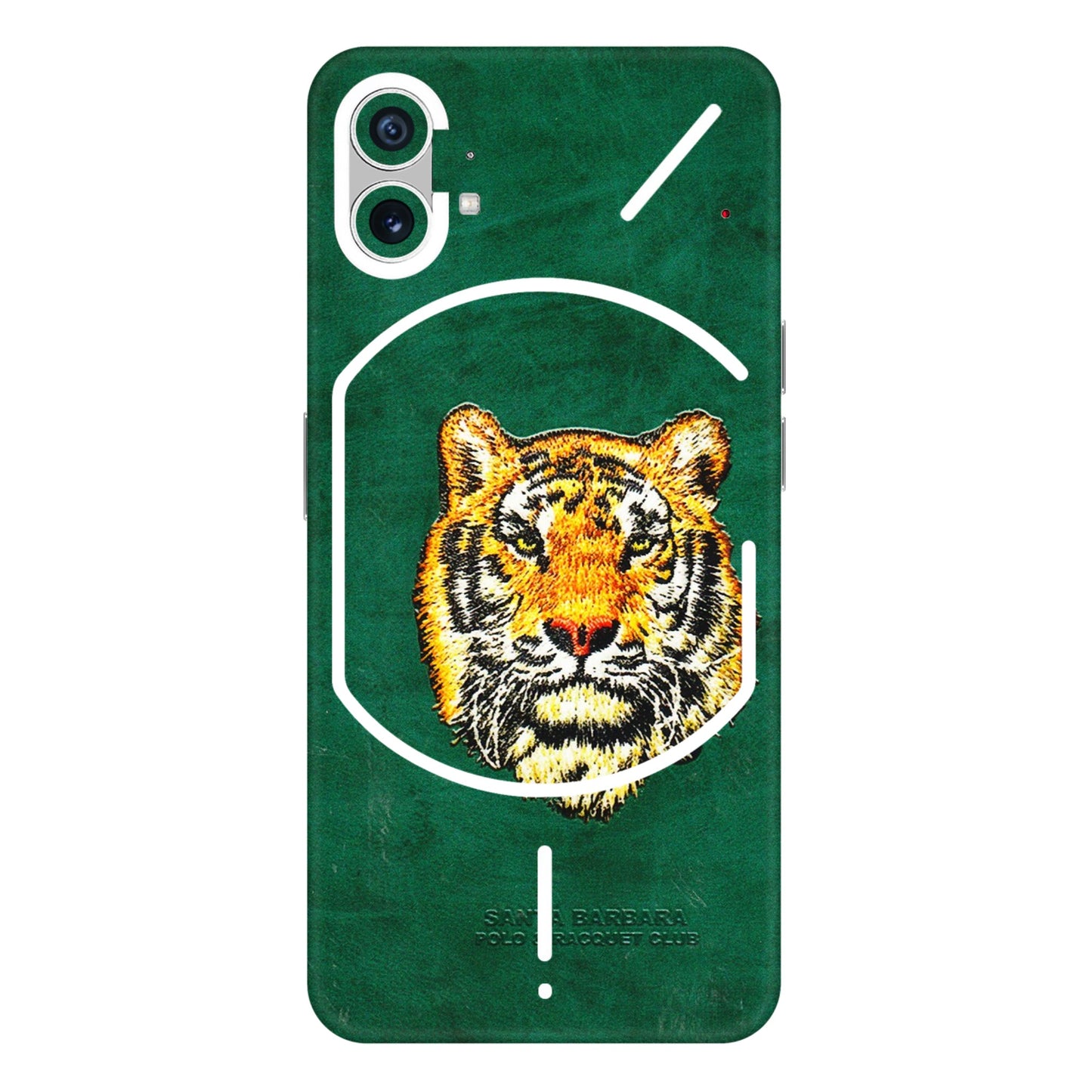 Nothing Phone Skins (All Models) - Leather Feel Tiger - 3D Embossed Finish (L-111) Nothing Phone 1 5G