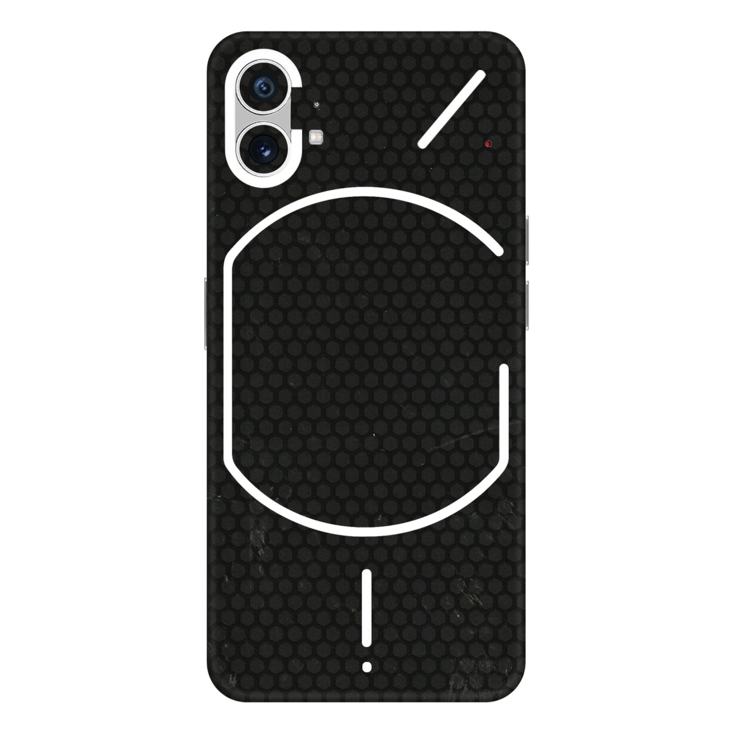 Nothing Phone Skins (All Models) - Black honeycomb - 3D Embossed Finish (L-114) Nothing Phone 1 5G