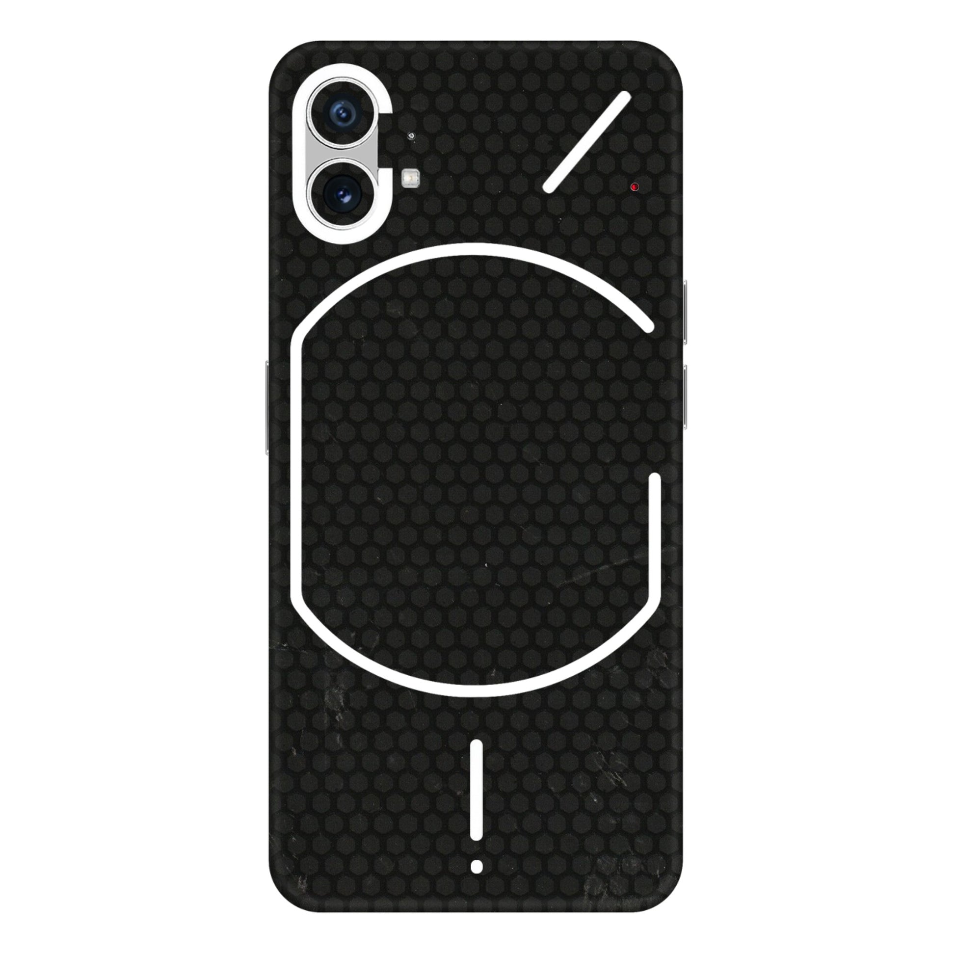 Nothing Phone Skins (All Models) - Black honeycomb - 3D Embossed Finish (L-114) Nothing Phone 1 5G