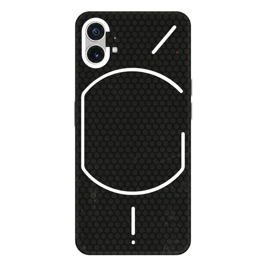 Nothing Phone Skins (All Models) - Black honeycomb - 3D Embossed Finish (L-114) Nothing Phone 1 5G