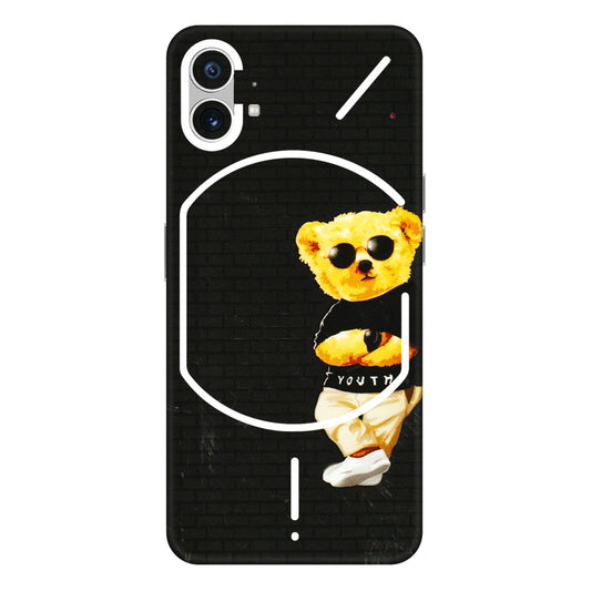Nothing Phone Skins (All Models) - Classy Teddy Bear - 3D Embossed Finish (L-116) Nothing Phone 1 5G