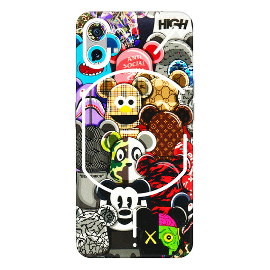 Nothing Phone Skins (All Models) - More Mickey Mouses - 3D Embossed Finish (L-118) Nothing Phone 1 5G