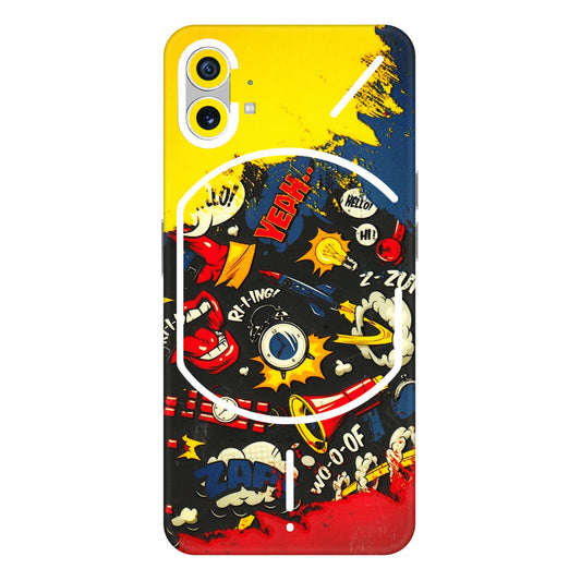 Nothing Phone Skins (All Models) - Pacific Doodle Art - 3D Embossed Finish (L-120) Nothing Phone 1 5G