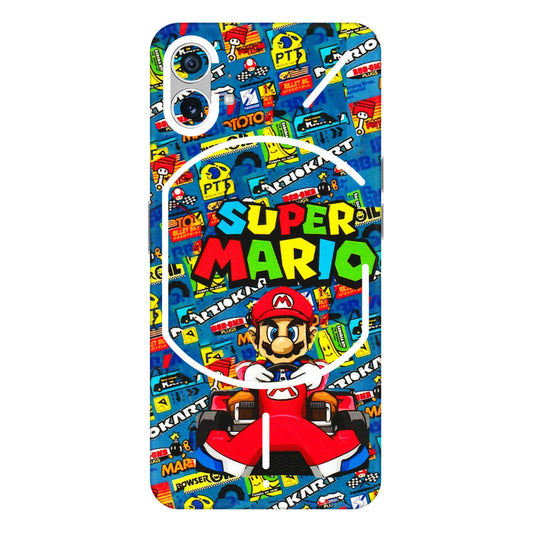 Nothing Phone Skins (All Models) - Super Mario Kart - 3D Embossed Finish (L-140) Nothing Phone 1 5G