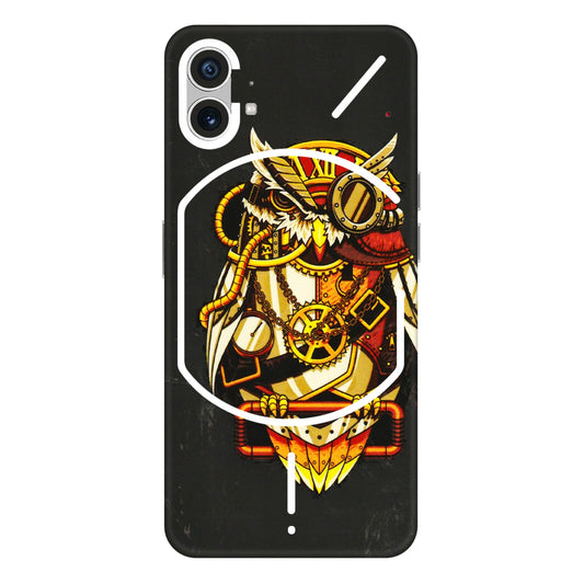 Nothing Phone Skins (All Models) - Classy Smart Owl - 3D Embossed Finish (L-144) Nothing Phone 1 5G