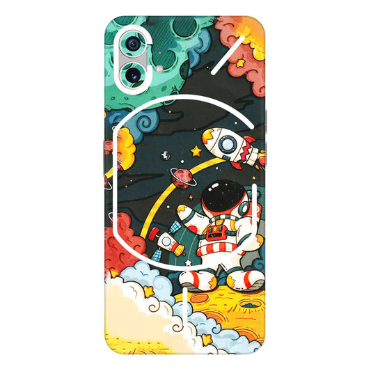 Nothing Phone Skins (All Models) - Astronauts & Spaceship - 3D Embossed Finish (L-145) Nothing Phone 1 5G