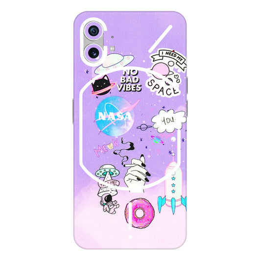 Nothing Phone Skins (All Models) - I Need My Nasa  Skin - 3D Embossed Finish (L-149) Nothing Phone 1 5G