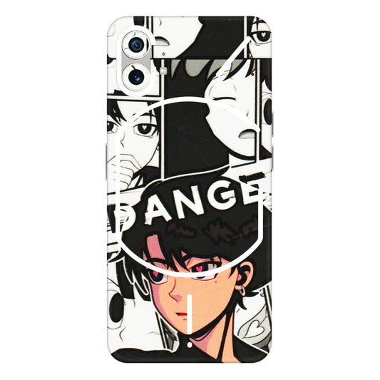 Nothing Phone Skins (All Models) - Danger Anime - 3D Embossed Finish (L-155) Nothing Phone 1 5G