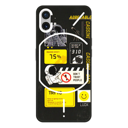 Nothing Phone Skins (All Models) - Black Cassini - 3D Embossed Finish (L-161) Nothing Phone 1 5G