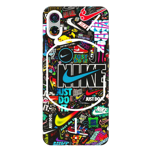 Nothing Phone Skins (All Models) - Just Do It Doodles - 3D Embossed Finish (L-166) Nothing Phone 1 5G