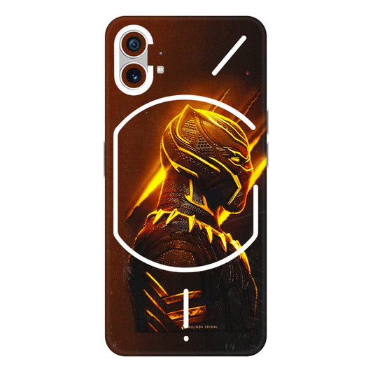 Nothing Phone Skins (All Models) - Gold Black Panther - 3D Embossed Finish (L-181) Nothing Phone 1 5G