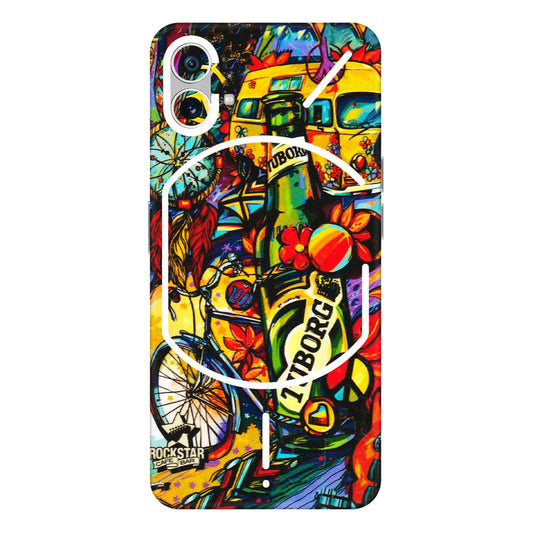 Nothing Phone Skins (All Models) - Cool Beer Bottle - 3D Embossed Finish (L-193) Nothing Phone 1 5G
