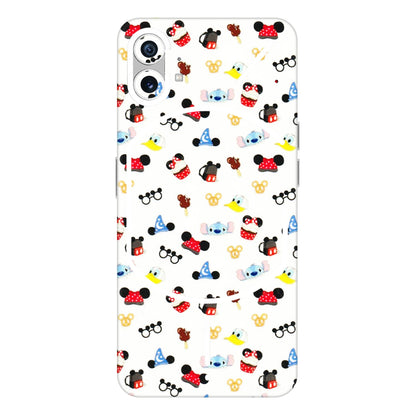 Nothing Phone Skins (All Models) - Minnie Mouse & Donald Doodles s - 3D Embossed Finish (L-194) Nothing Phone 1 5G