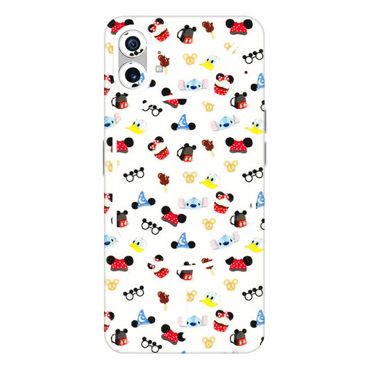 Nothing Phone Skins (All Models) - Minnie Mouse & Donald Doodles s - 3D Embossed Finish (L-194) Nothing Phone 1 5G
