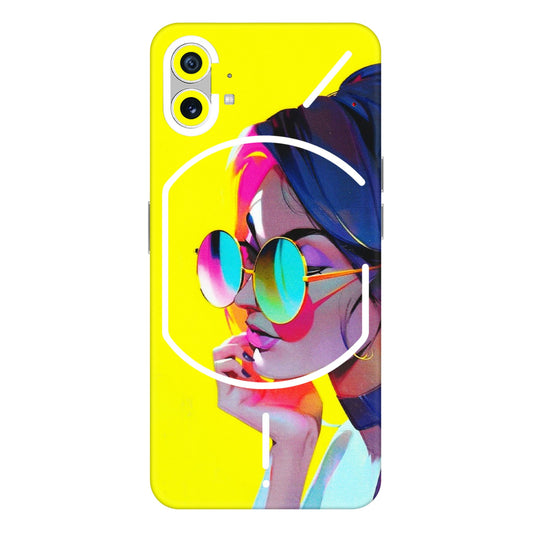 Nothing Phone Skins (All Models) - Bold Stylish Girl - 3D Embossed Finish (L-222) Nothing Phone 1 5G