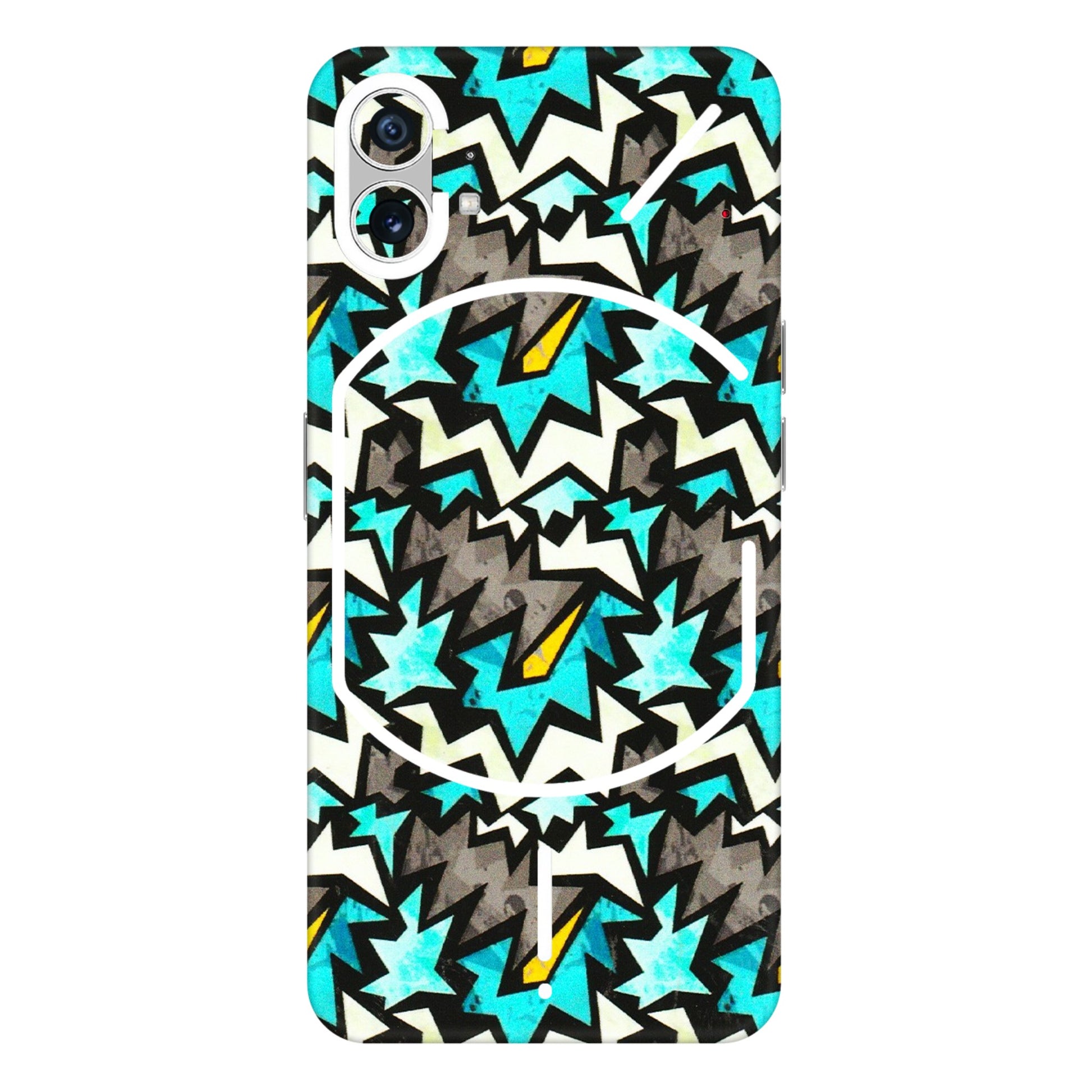 Nothing Phone Skins (All Models) - Funky Zig Zag - 3D Embossed Finish (L-223) Nothing Phone 1 5G