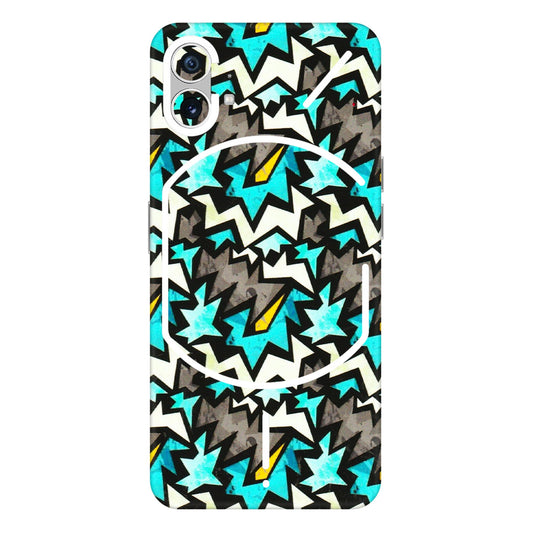 Nothing Phone Skins (All Models) - Funky Zig Zag - 3D Embossed Finish (L-223) Nothing Phone 1 5G