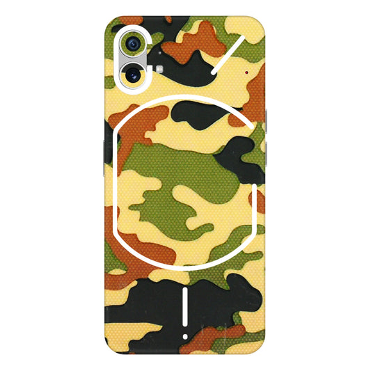 Nothing Phone Skins (All Models) - Indian Military - 3D Embossed Finish (L-234) Nothing Phone 1 5G