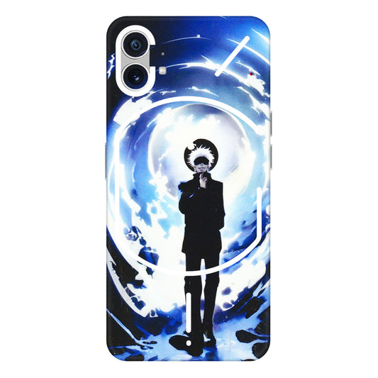 Nothing Phone Skins (All Models) - Satoru Gojo Dark Blue - 3D Embossed Finish (L-235) Nothing Phone 1 5G