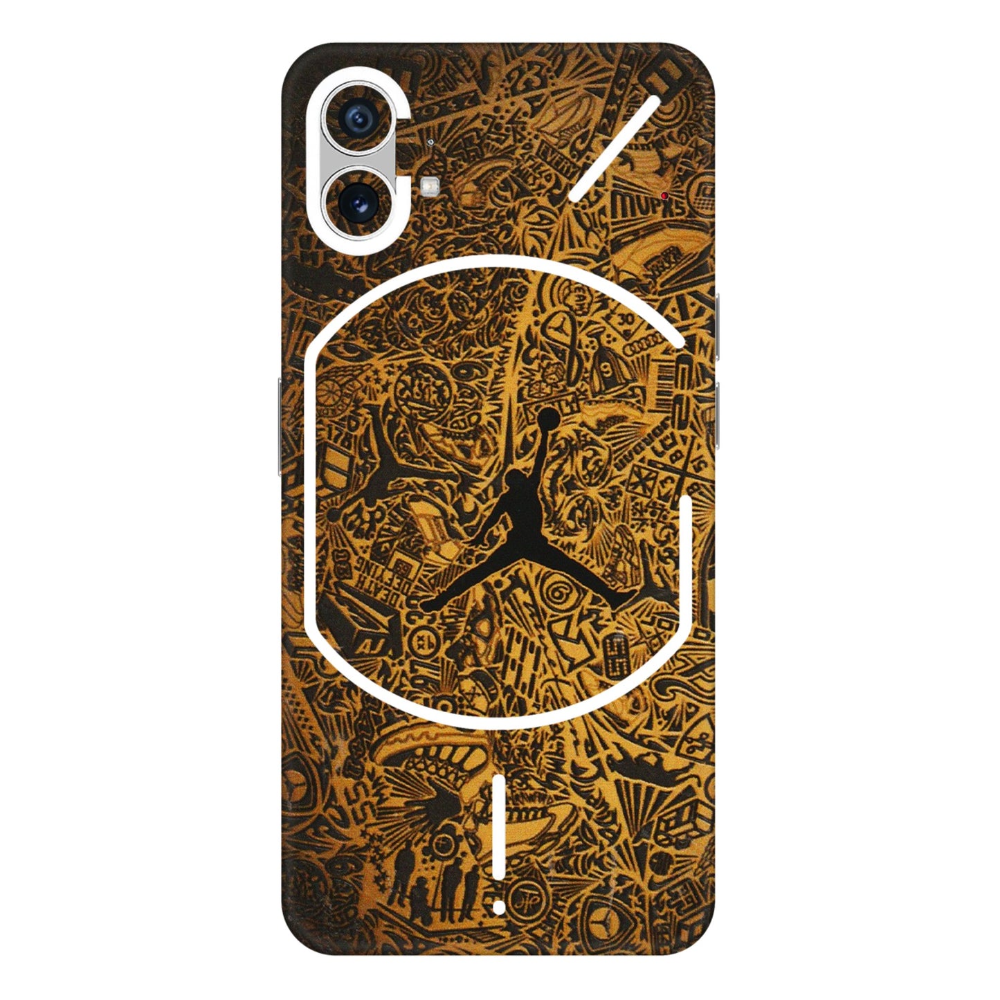 Nothing Phone Skins (All Models) - Premium Gold Basketball Player - 3D Embossed Finish (L-236) Nothing Phone 1 5G