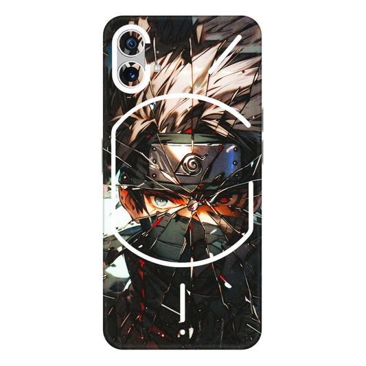 Nothing Phone Skins (All Models) - Kakashi Shattered Glass Effect - 3D Embossed Finish (L-237) Nothing Phone 1 5G