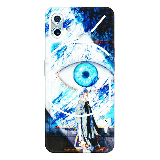 Nothing Phone Skins (All Models) - Gojo Satoru evil eye - 3D Embossed Finish (L-239) Nothing Phone 1 5G