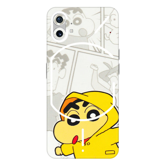 Nothing Phone Skins (All Models) - Yellow Shinchan Comic - 3D Embossed Finish (L-246) Nothing Phone 1 5G