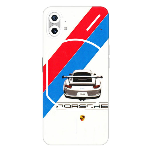 Nothing Phone Skins (All Models) - Porche Car Sober Logo - 3D Embossed Finish (L-248) Nothing Phone 1 5G
