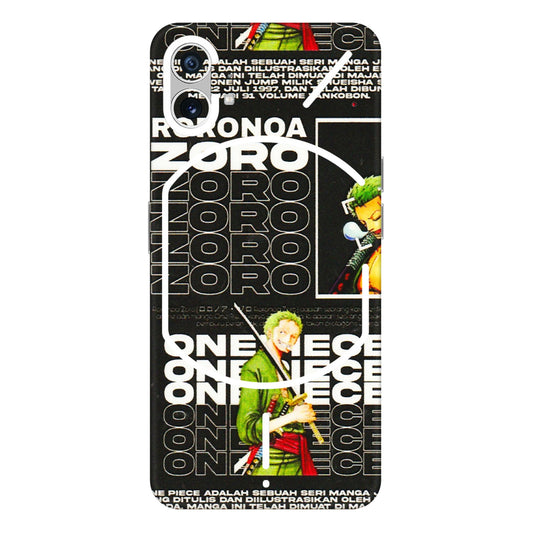 Nothing Phone Skins (All Models) - One Piece Zoro - 3D Embossed Finish (L-250) Nothing Phone 1 5G